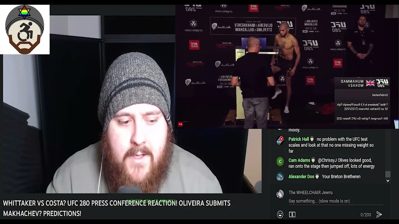 MMA Guru reacts to Muhammad Mokaev weighing in at UFC 280 - Big ups 3rd world London, England mate