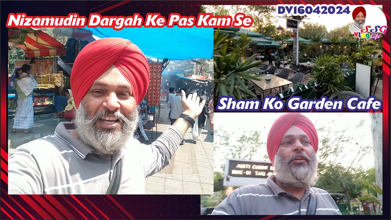 Nizamudin Dargah Ke Pas Kam Se | Sham Ko Garden Cafe DV16042024 @SSGVLogLife