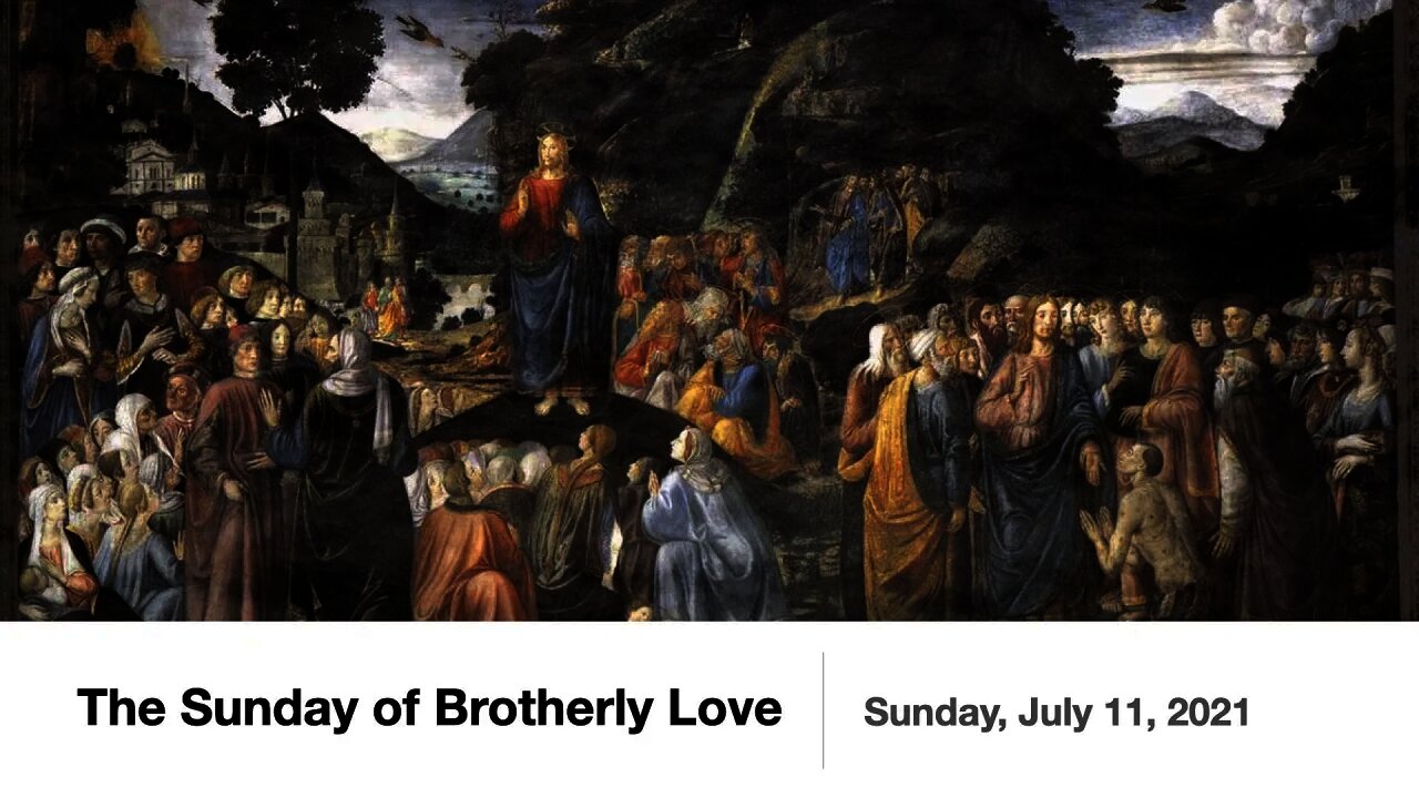 The Sunday of Brotherly Love - July 11, 2021