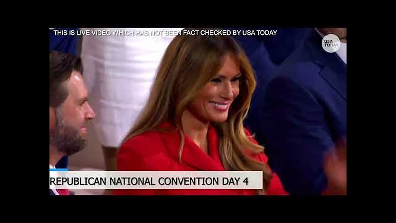 Donald Trump thanks wife Melania during speech at 2024 RNC for letter calling for national unity