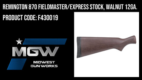 Remington 870 Fieldmaster/Express Stock, Walnut 12ga. - F430019