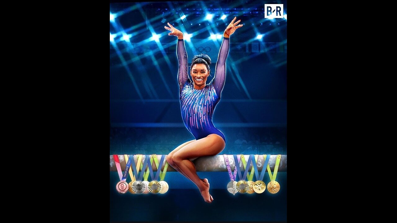 Simone Biles won Silver at The Ollympic Gymnastics Floor Exercise #olympicgymnast