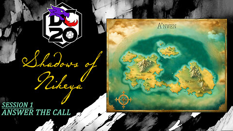 "Answer The Call" | Shadows fo Nikeya: Session 1 | A DC20 LIVE CAMPAIGN @TheDungeonCoach