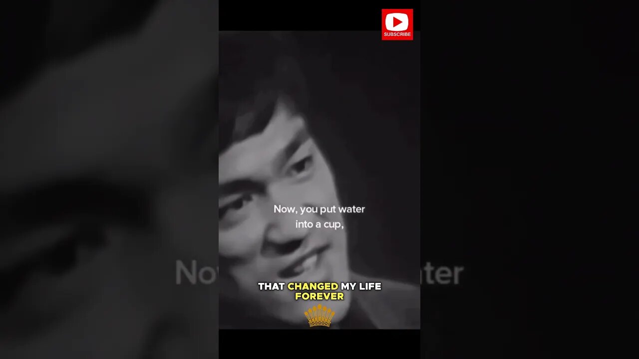 Bruce Lee - Empty Your Mind be Formless 🤯💪👊 #bewatermyfriend #brucelee #shorts