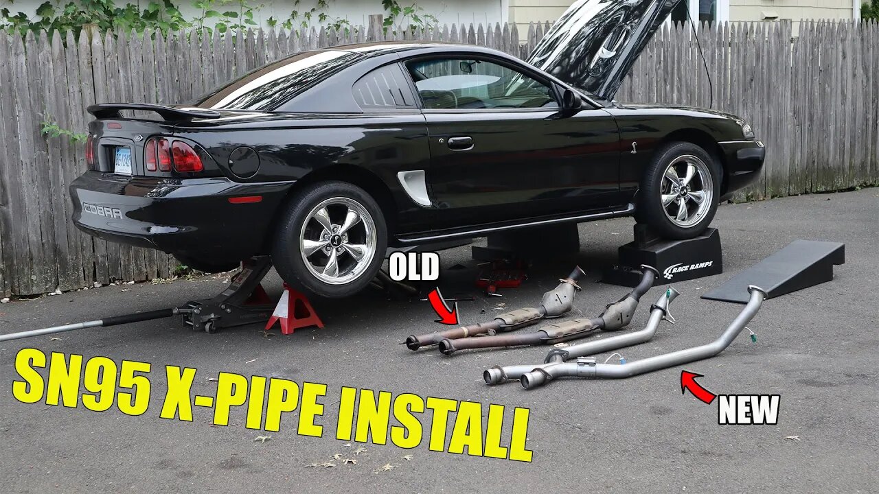 1994-1998 Mustang GT/Cobra RPP O/R X-Pipe INSTALL (STUPID LOUD!!!)