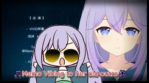 vtuber utakata memory vibing to her old outro music - it's my Life by bgm dova