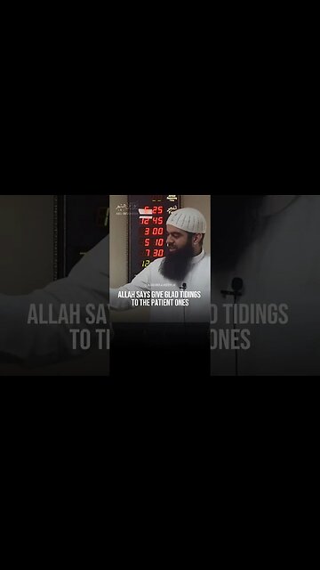 Glad tidings to the Patient!