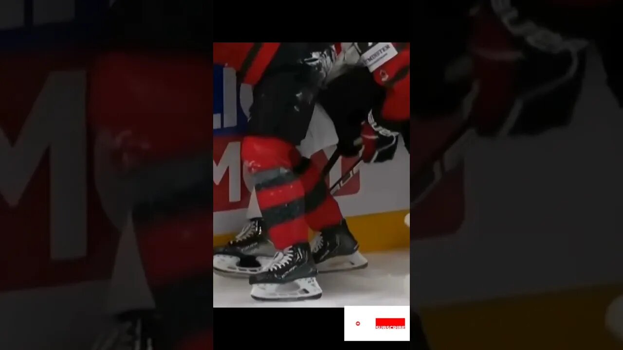 Грязнейший прием форварда «Детройта» Джо Велено против Нидеррайтера#хоккей #чмхоккей2023#shorts