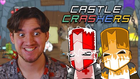 Modded Castle Crashers with my brother