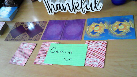 Gemini Lucky Numbers, Lucky days November Tarot forecast Thankful and Grateful Happy Holidays