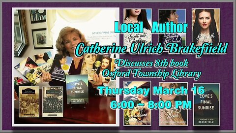 Catherine Ulrich Brakefield Library Talk March 16