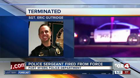 FMPD officer fired for lying under oath