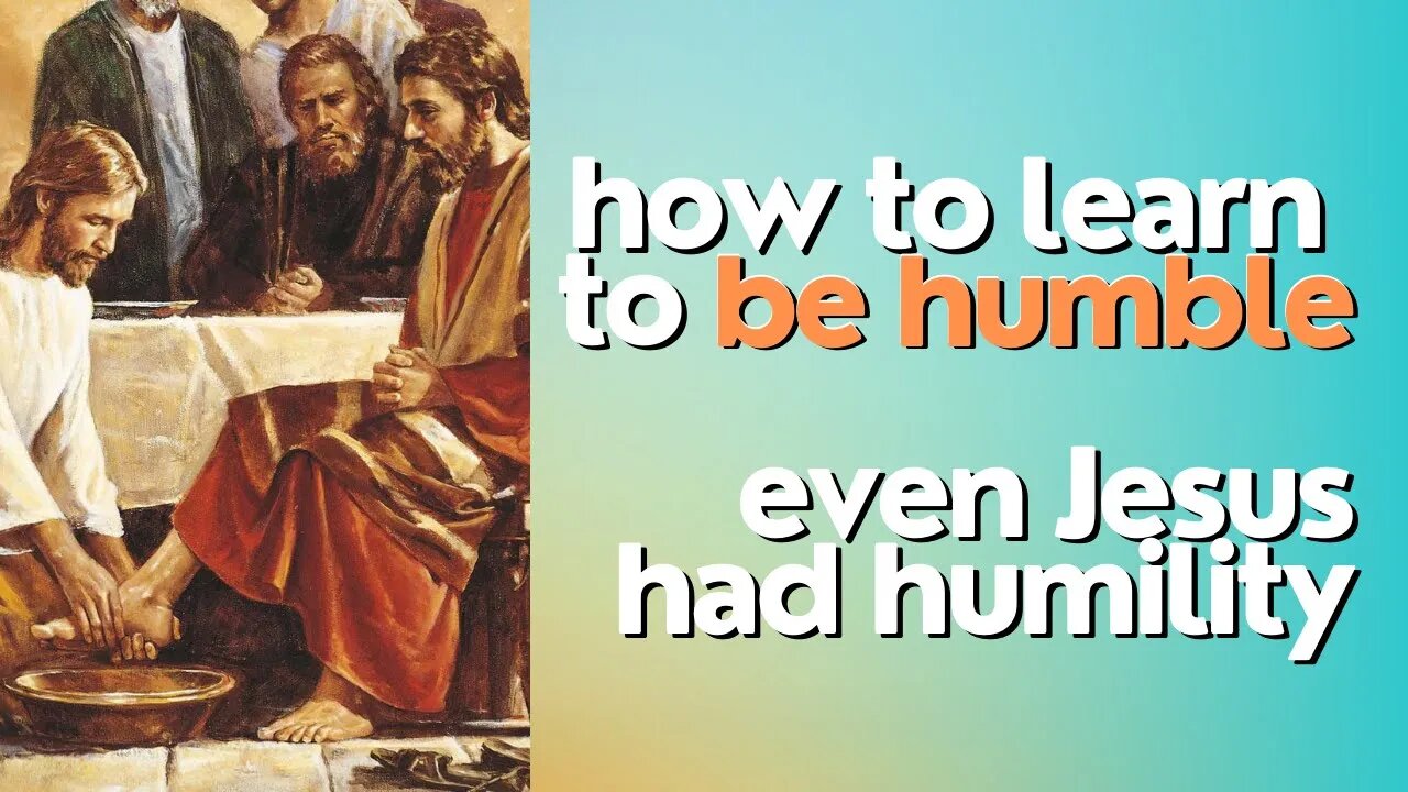 Why Jesus Was the Most Humble Person Alive-- and What it Means For You!