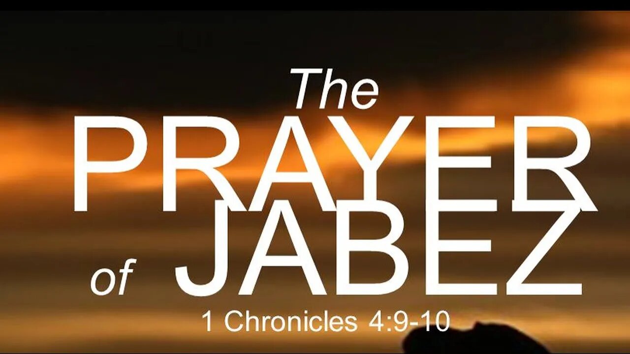 Claim the prayer of Jabez in your life