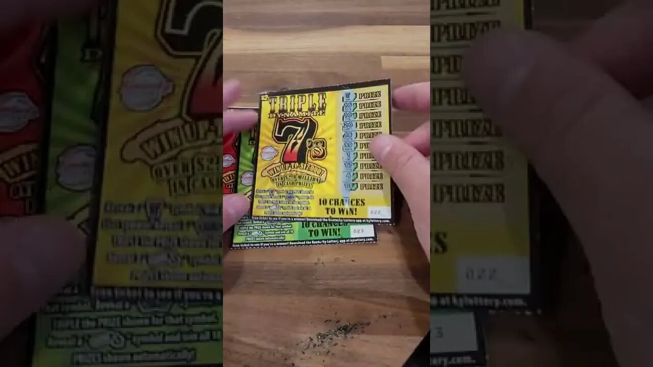 New Scratch Off Lottery Tickets $2 Triple Dynamite 7's!