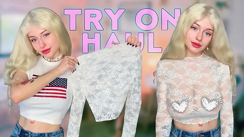 TRANSPARENT BLOUSE | TRY ON HAUL with Sofia