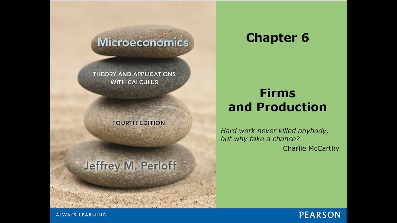 Chapter 6 - Slides, Econ 3010, Summer 2021 UVA