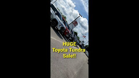 2024 Toyota Tundra Sale!