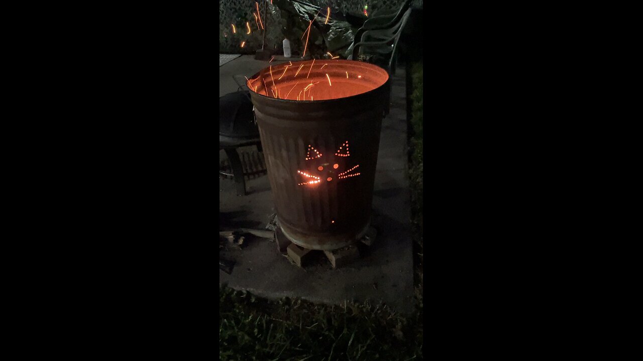 Nice relaxing barrel fire! What a great evening.