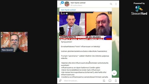 Vain Hyviä Uutisia! Qvanttilive 29.10.2021 kertoo tuoreimmat hyvät uutiset