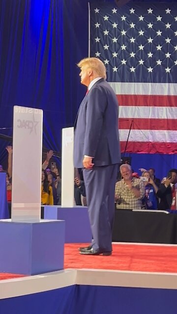 TRUMP CPAC UP CLOSE