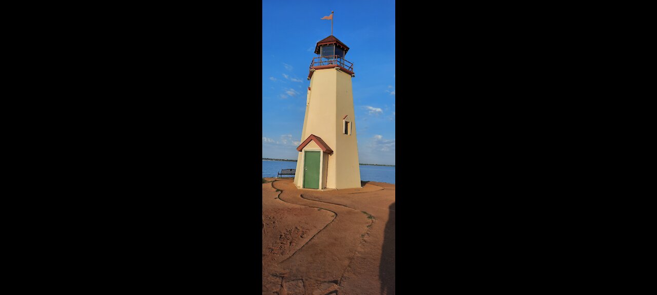 Lake Hefner Lighthouse view