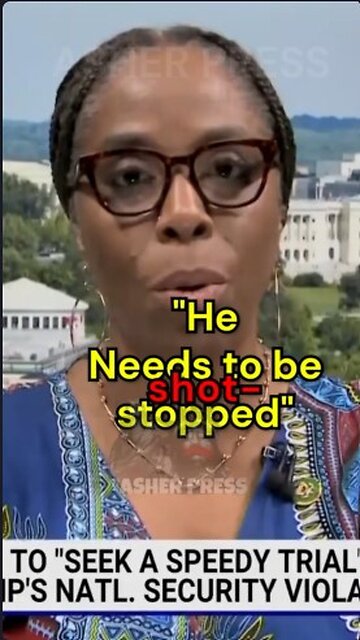 Del. Stacey Plaskett (D-Virgin Islands) [Trump] needs to be shot— stopped. 06.2023