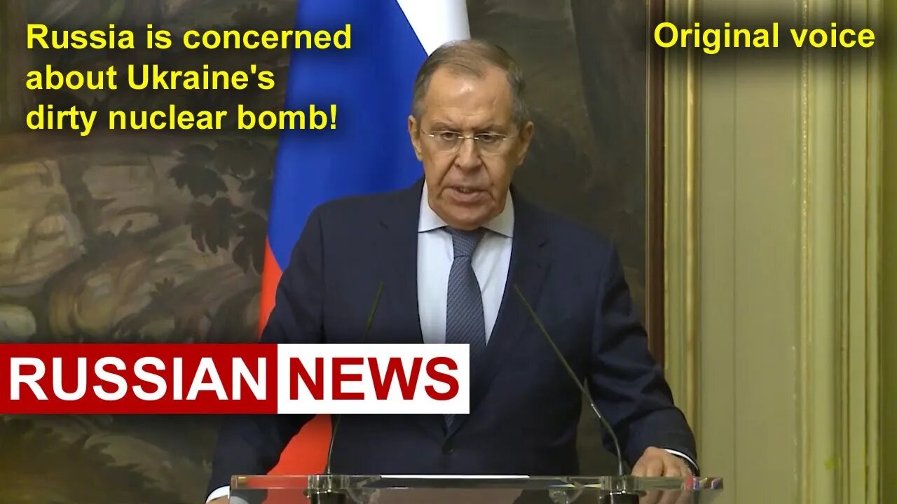 Russia is concerned about Ukraine's dirty nuclear bomb! Provocations, NATO, United States. RU