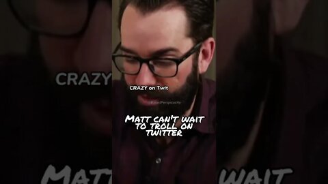 Matt Walsh Can't Wait To Troll On Twitter #shorts