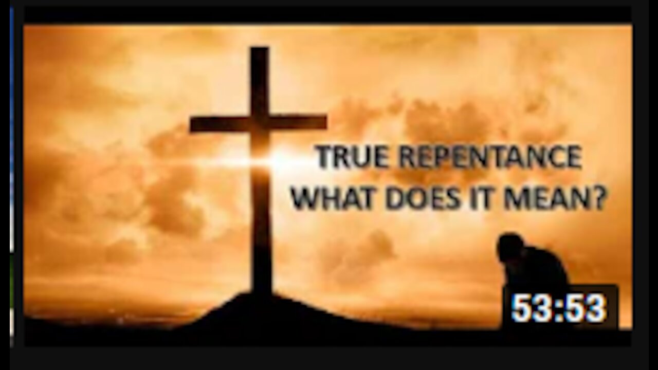 11 11 19 Repentance and Repenting Jawbone of an ass Pt IV