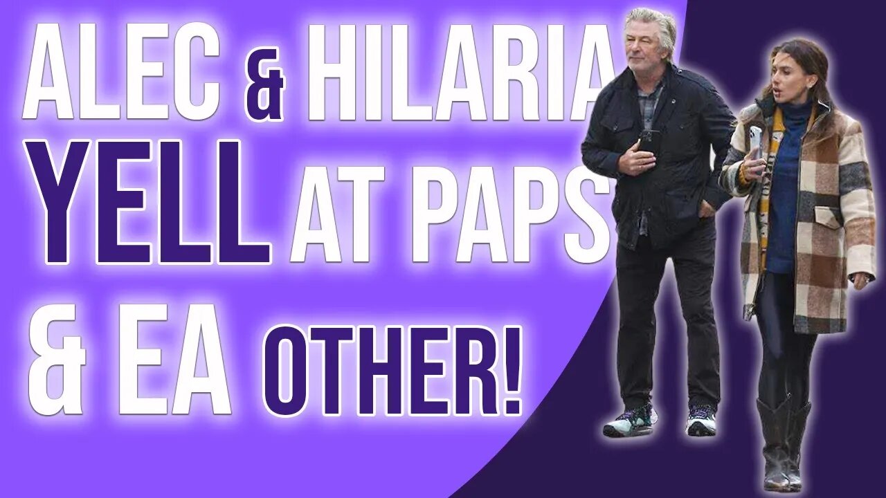 Alec & Hilaria Baldwin yell at PAPS and each Other!