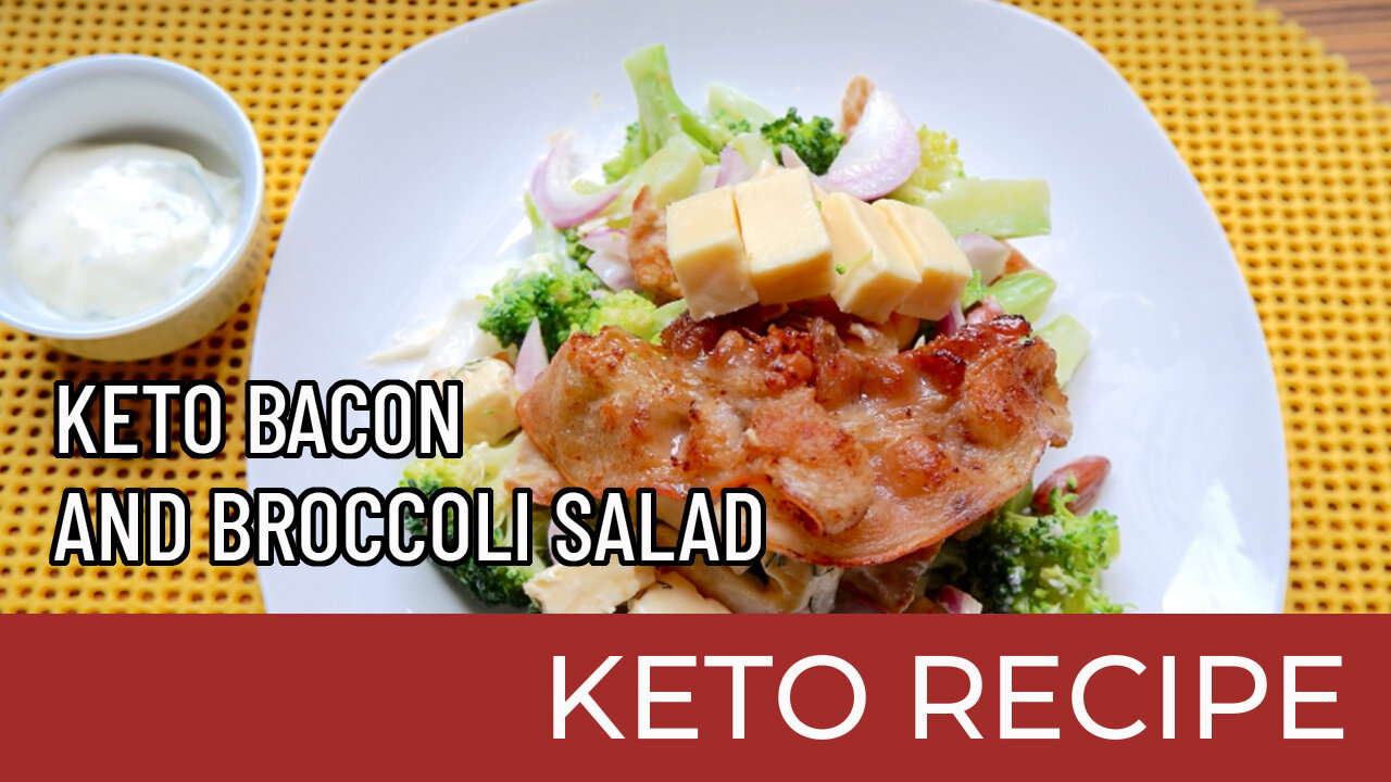 Keto Bacon and Broccoli Salad | Keto Diet Recipes