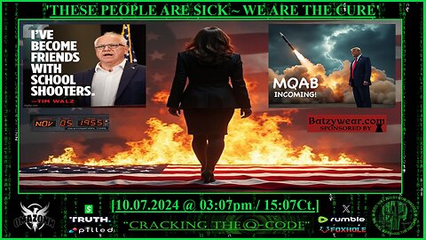 "CRACKING THE Q-CODE" - 'THESE PEOPLE ARE SICK ~ WE ARE THE CURE'