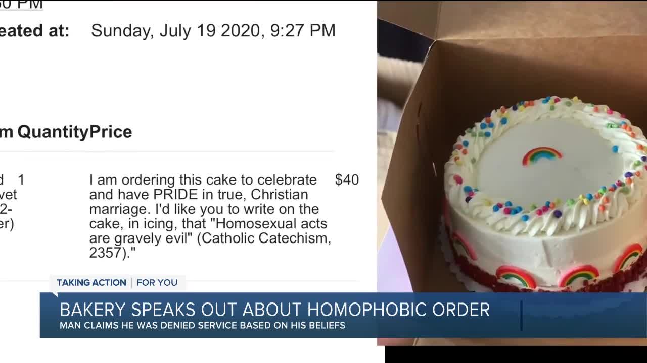 Detroit bakery speaks out about homophobic order