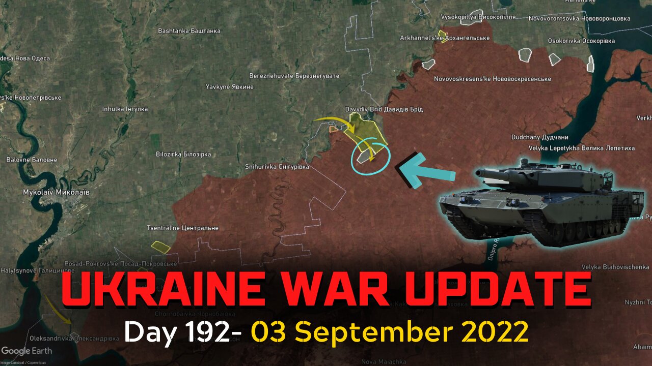 Ukraine War [03 Sep] - Intense battles in Andriivka's bridgehead. Ukraine deploys Leopard tanks???