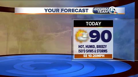 South Florida Thursday morning forecast (8/30/18)