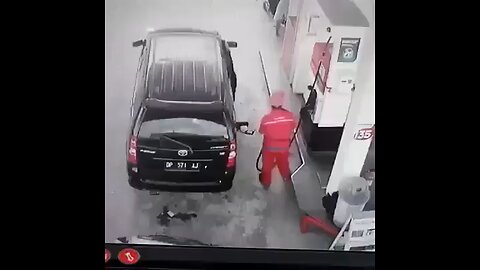 Fire in side the car