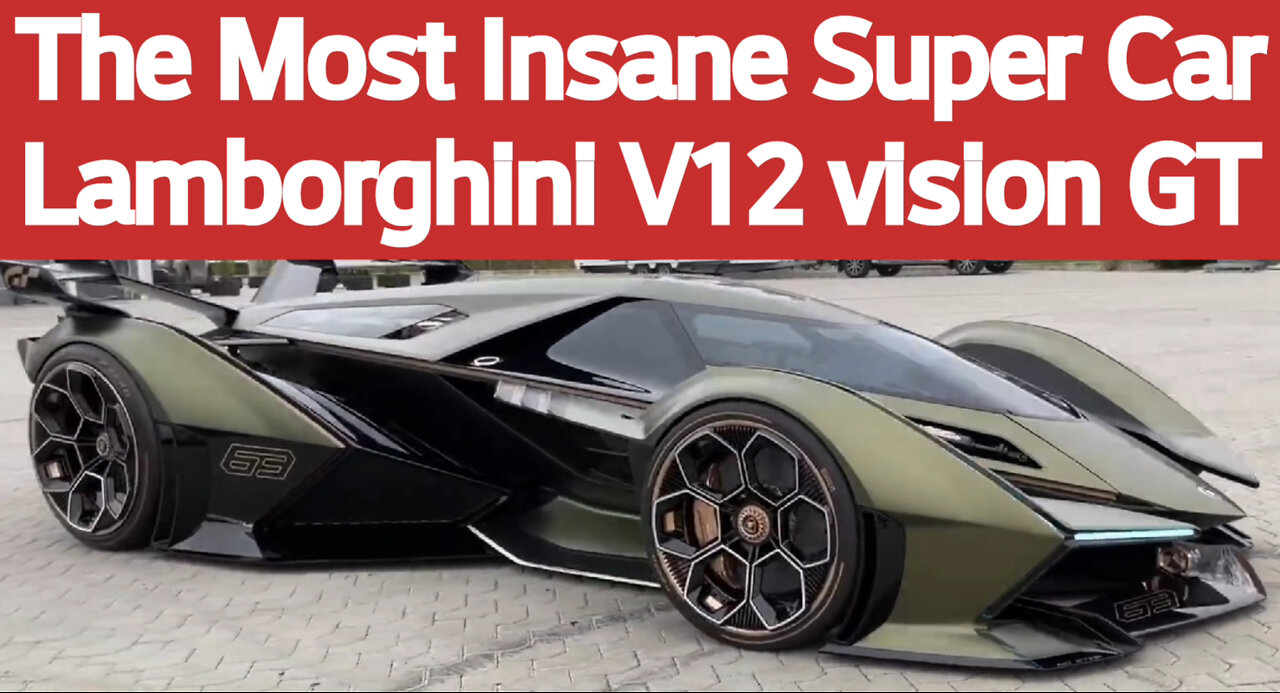 The Most Insane car | Lamborghini Vision GT V12 | Super Car of the Future