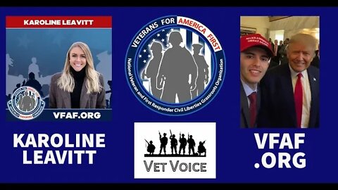 KAROLINE LEAVITT Accepts Veterans For America First endorsement with Greg Aselbekian