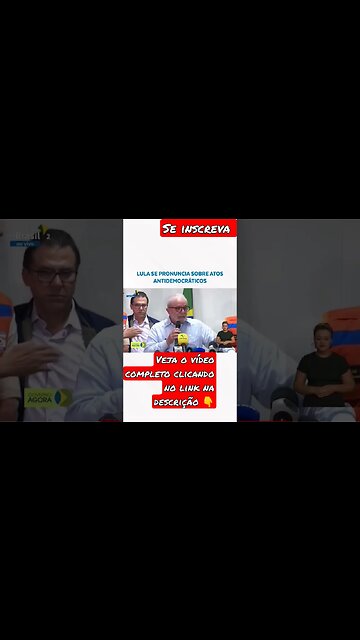 LULA SE PRONUNCIA SOBRE ATOS TERRORISTAS EM BRASÍLIA... #shorts