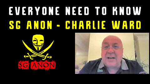 Charlie Ward and SG Anon HUGE Intel Nov 21.