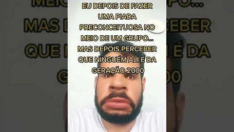 GERAÇÃO 2000, A PIOR #shorts