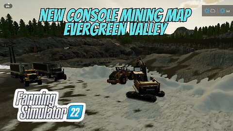 NEW Console Mining MAP Evergreen Valley | Farming Simulator 22 #fs22 #farmingsimulator22 #simulator