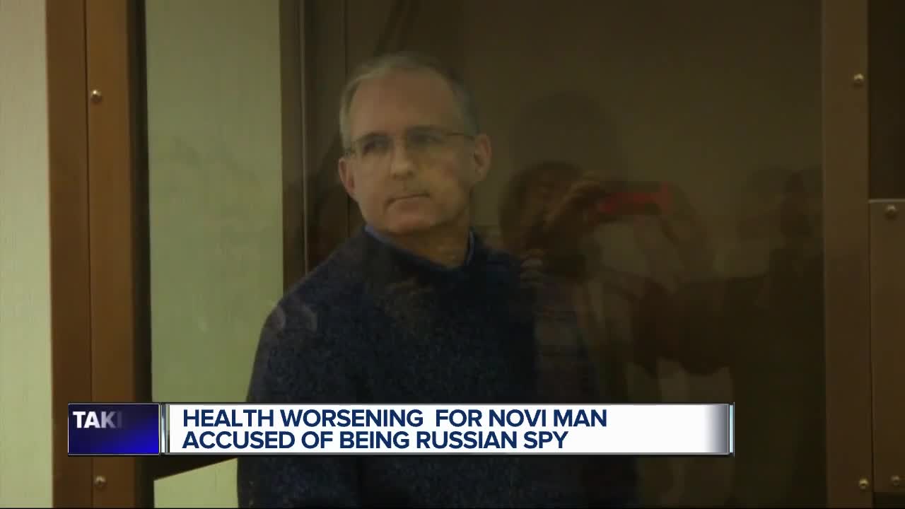 U.S. Embassy in Moscow concerned about Novi man's health in Russian prison