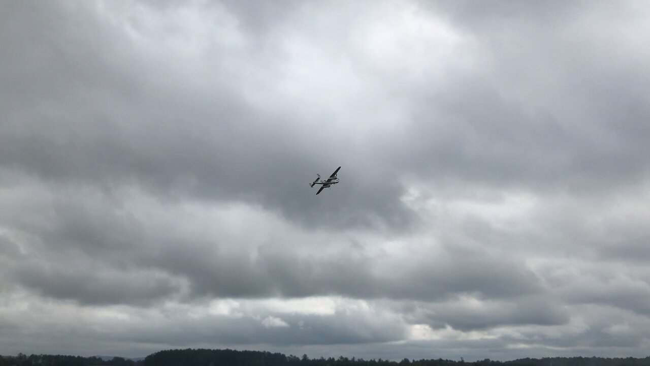 B-25 Mitchell flyby