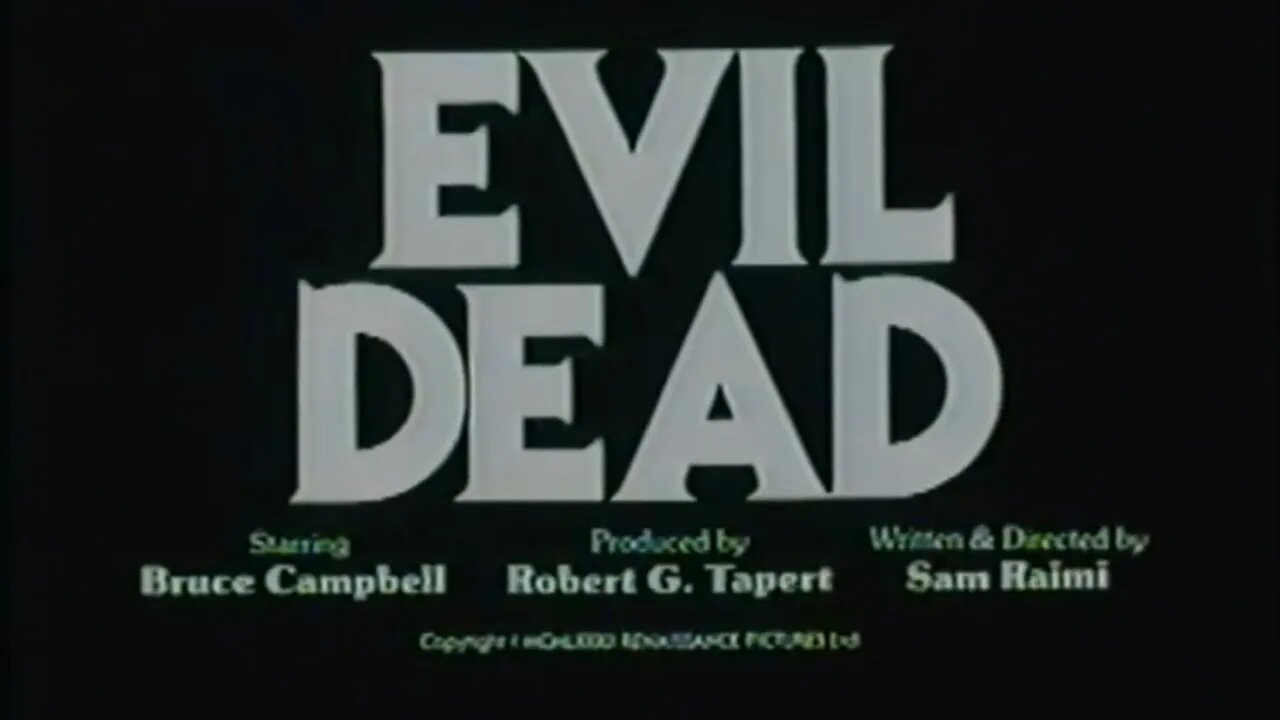 THE EVIL DEAD (1981) Trailer [#VHSRIP #theevildead #evildead #evildeadVHS]