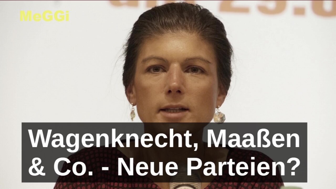 MeGGi - #Wagenknecht #Maaßen & Co. - Neue Parteien ?