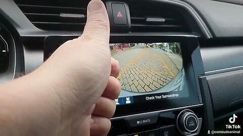 sistema de camera de ré do honda civic é top demais !