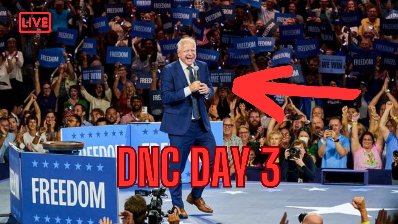 TIM WALZ Caps Off DNC Day 3! KAMALA Campaign SURGING!