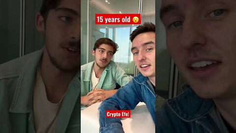Youngest crypto trader in the WORLD, 15 years old! 😮